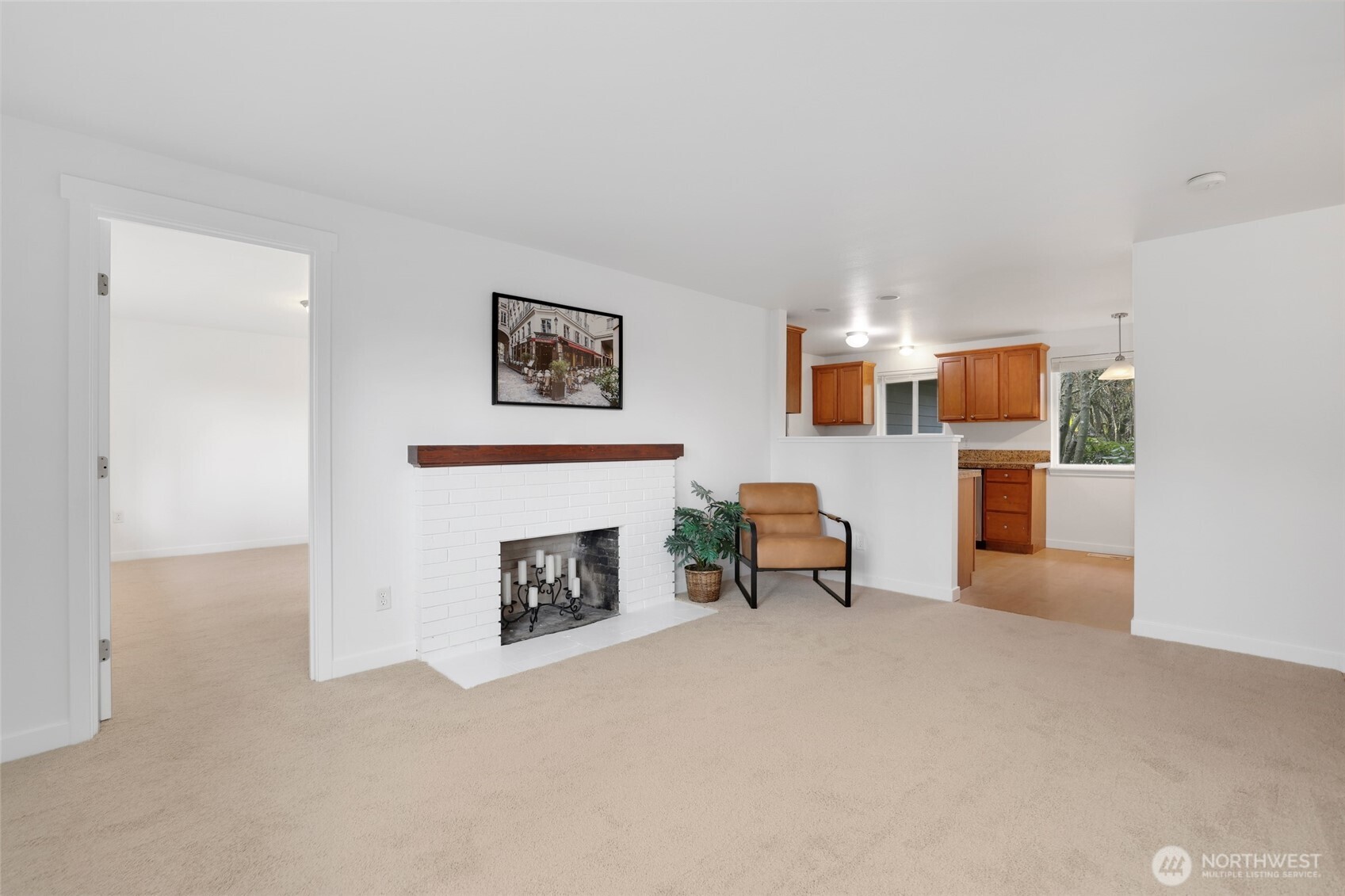 2403 B Street Steilacoom, WA 98388 - Photo 5 of 30 a view of a livingroom with furniture and a fireplace
