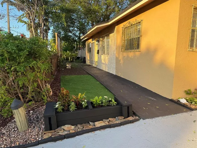 a view of outdoor space and yard