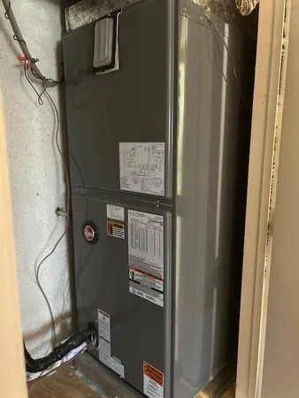 a view of water heater room