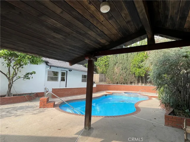 a view of a house with pool