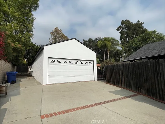 a view of a house with a garage
