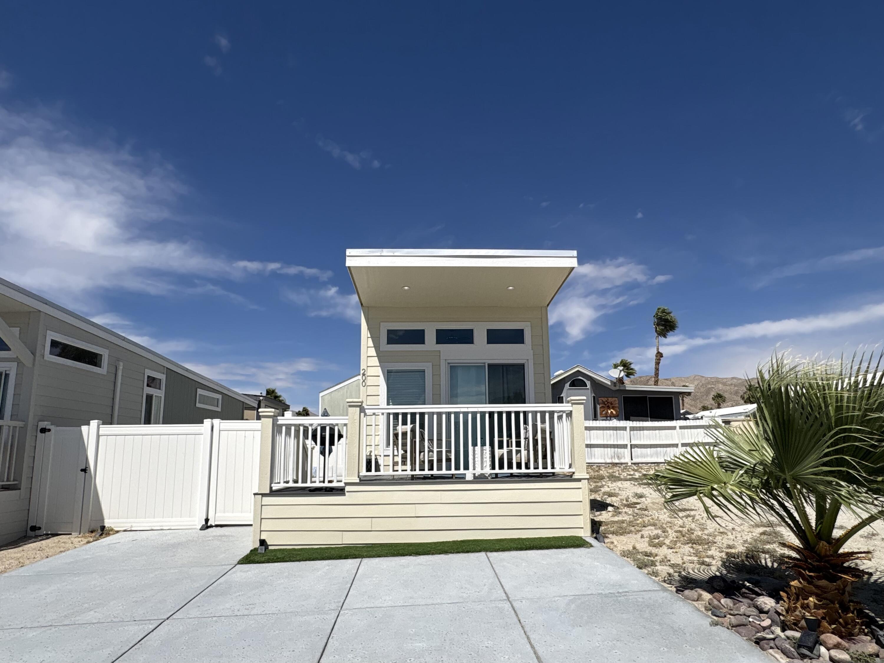 a view of a house with a porch