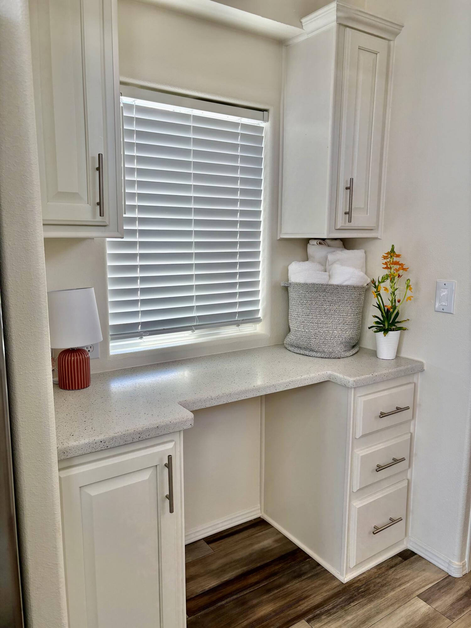 70200 Dillon Road, Unit 200 Desert Hot Springs, CA 92241 - Photo 13 of 31 a kitchen with stainless steel appliances cabinets and window