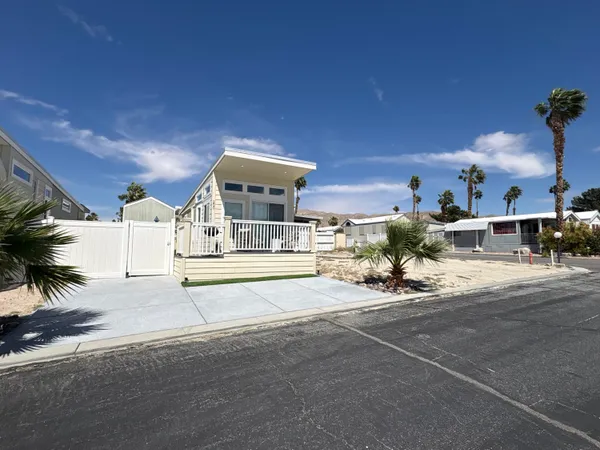 a view of a house with a patio
