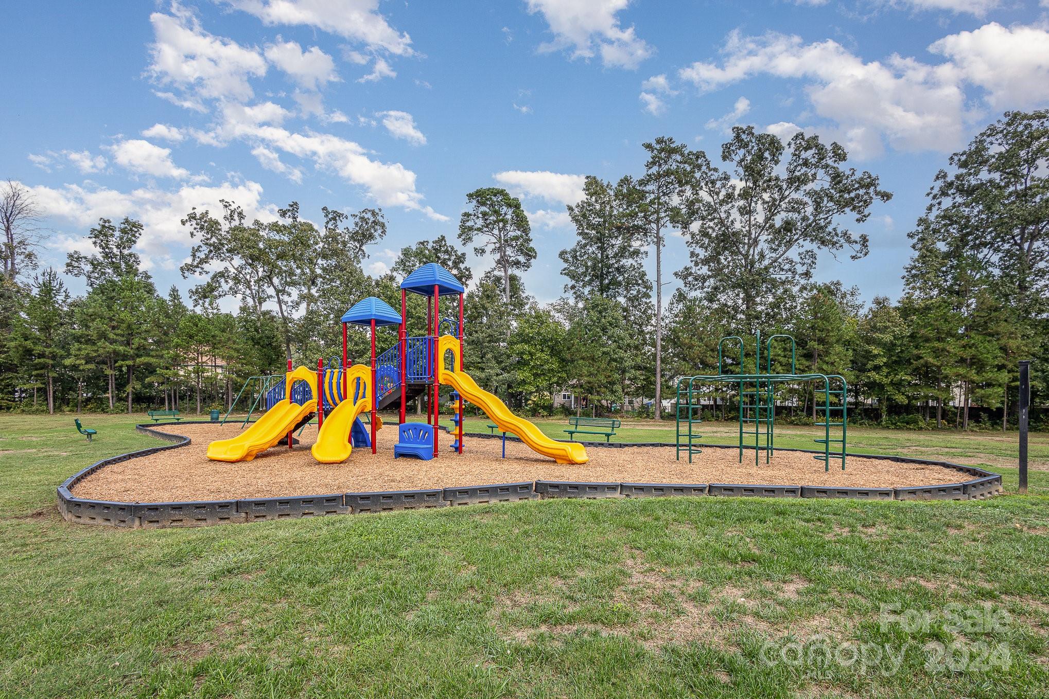 714 Waterlemon Way Monroe, NC 28110 - Photo 38 of 38 a view of a park with swings and slides