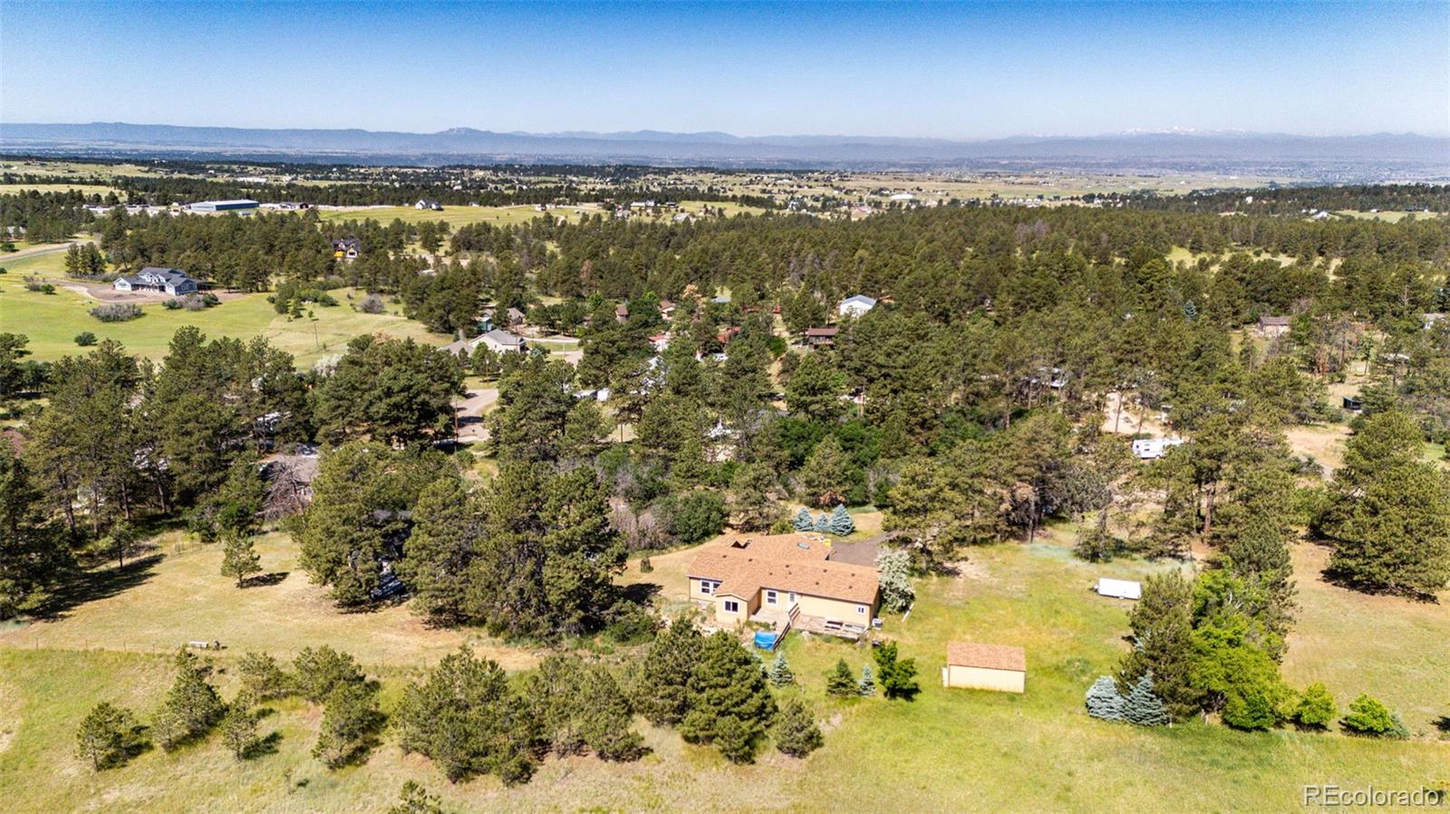 36810 View Ridge Drive Elizabeth, CO 80107 - Photo 8 of 46 a view of a city with an outdoor space