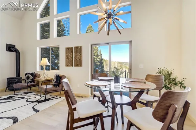 a bedroom with a bed and a cabinets