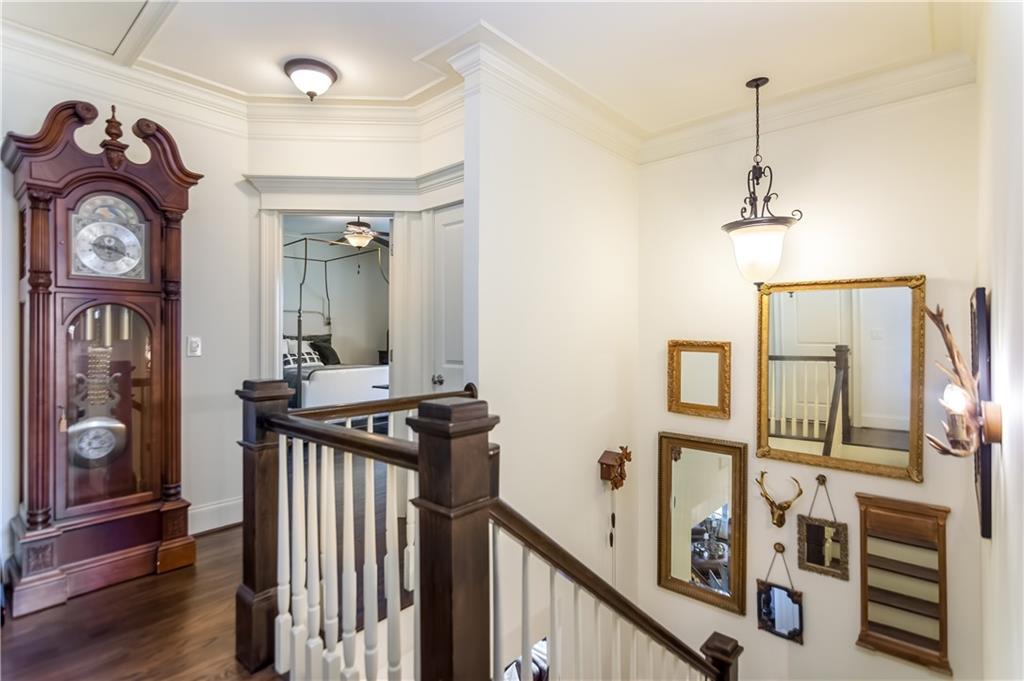 181 Valley View Vista Jasper, GA 30143 - Photo 24 of 98 a view of a hallway with wooden floor and windows