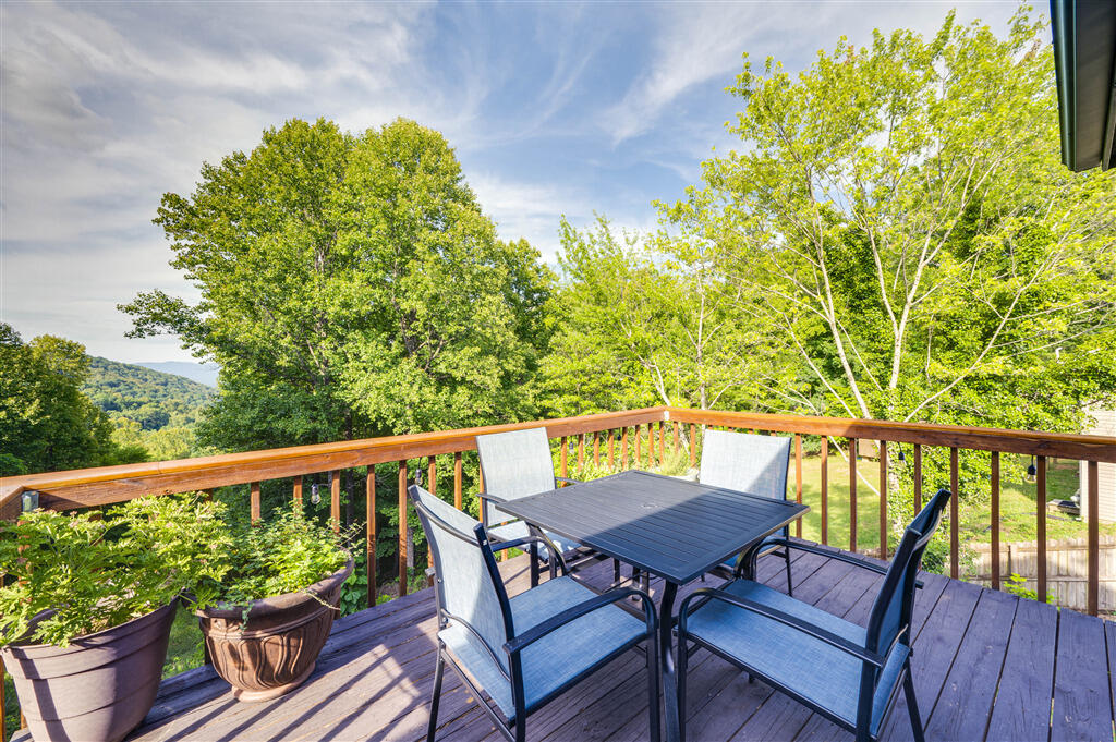 1039 Fosters Knob Road Blue Ridge, VA 24064 - Photo 45 of 45 a view of a chairs and table in the roof deck