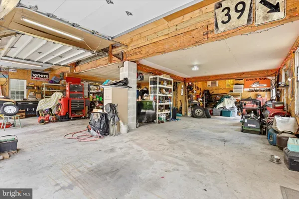a view of a bike garage