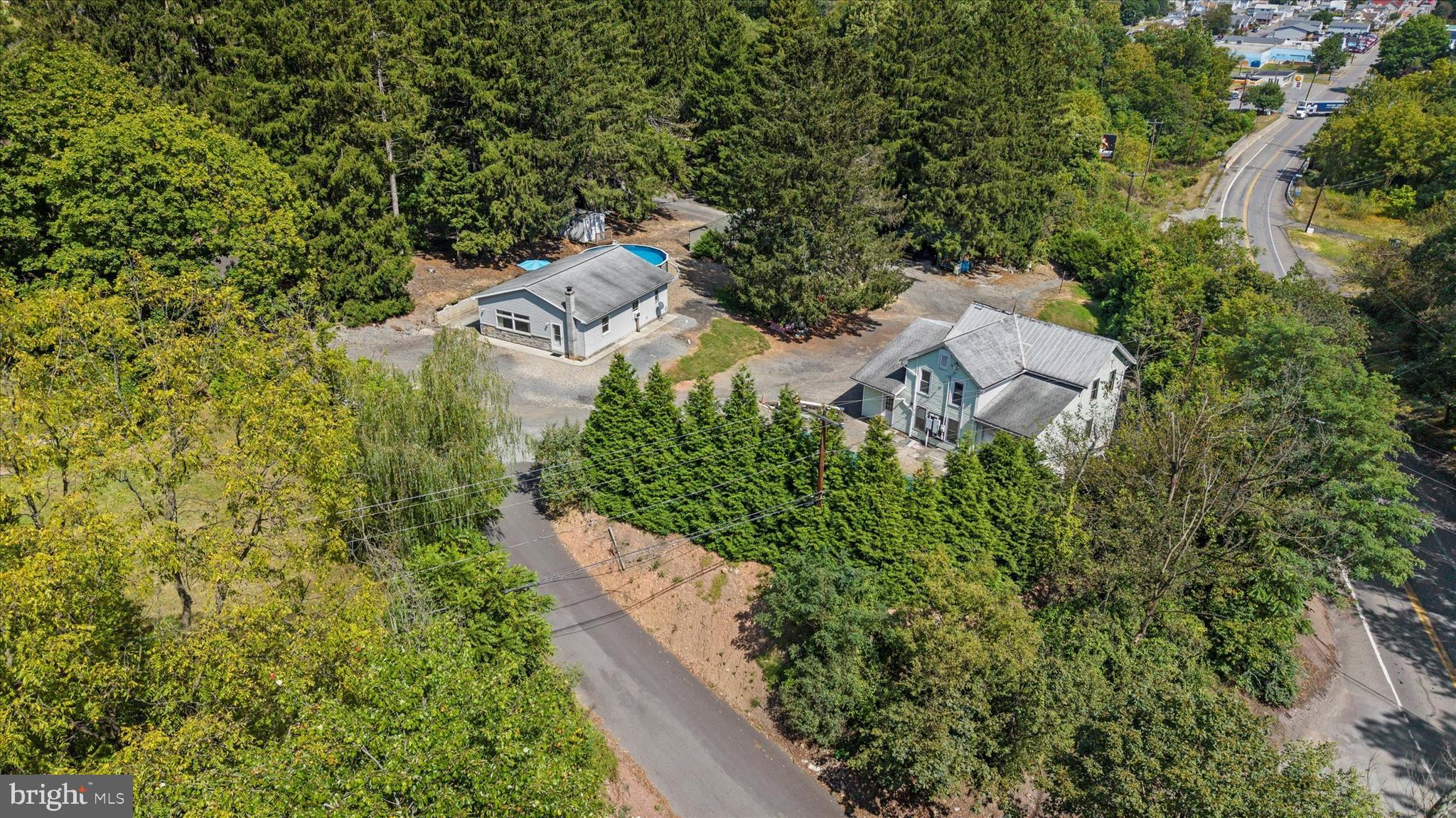 239 Hill Street Lykens, PA 17048 - Photo 33 of 43 an aerial view of a house with a yard