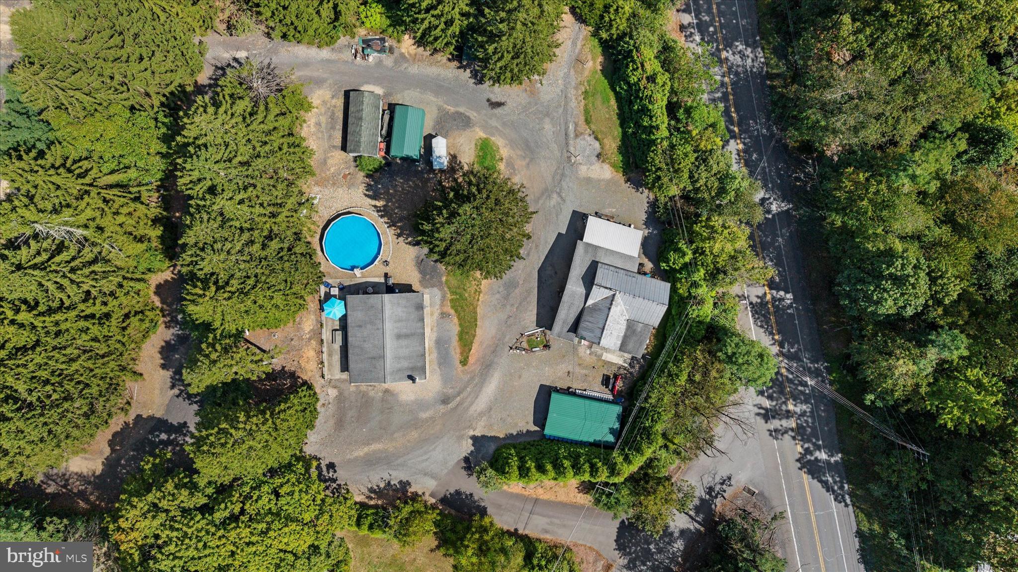 239 Hill Street Lykens, PA 17048 - Photo 36 of 43 an aerial view of a house with outdoor space and street view