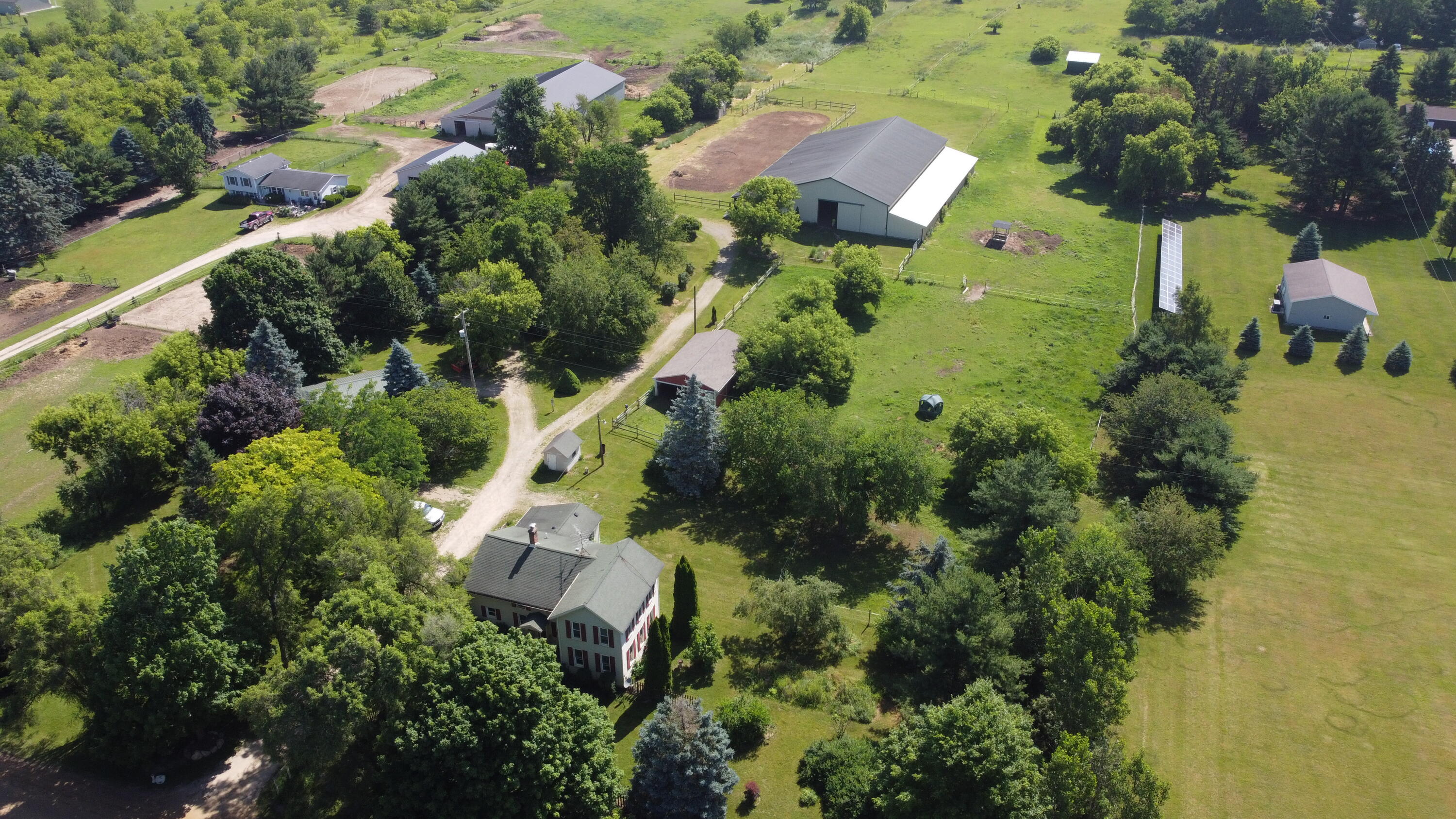 9923 Sharon Hollow Road Manchester, MI 48158 - Photo 1 of 55 HORSE PROPERTY