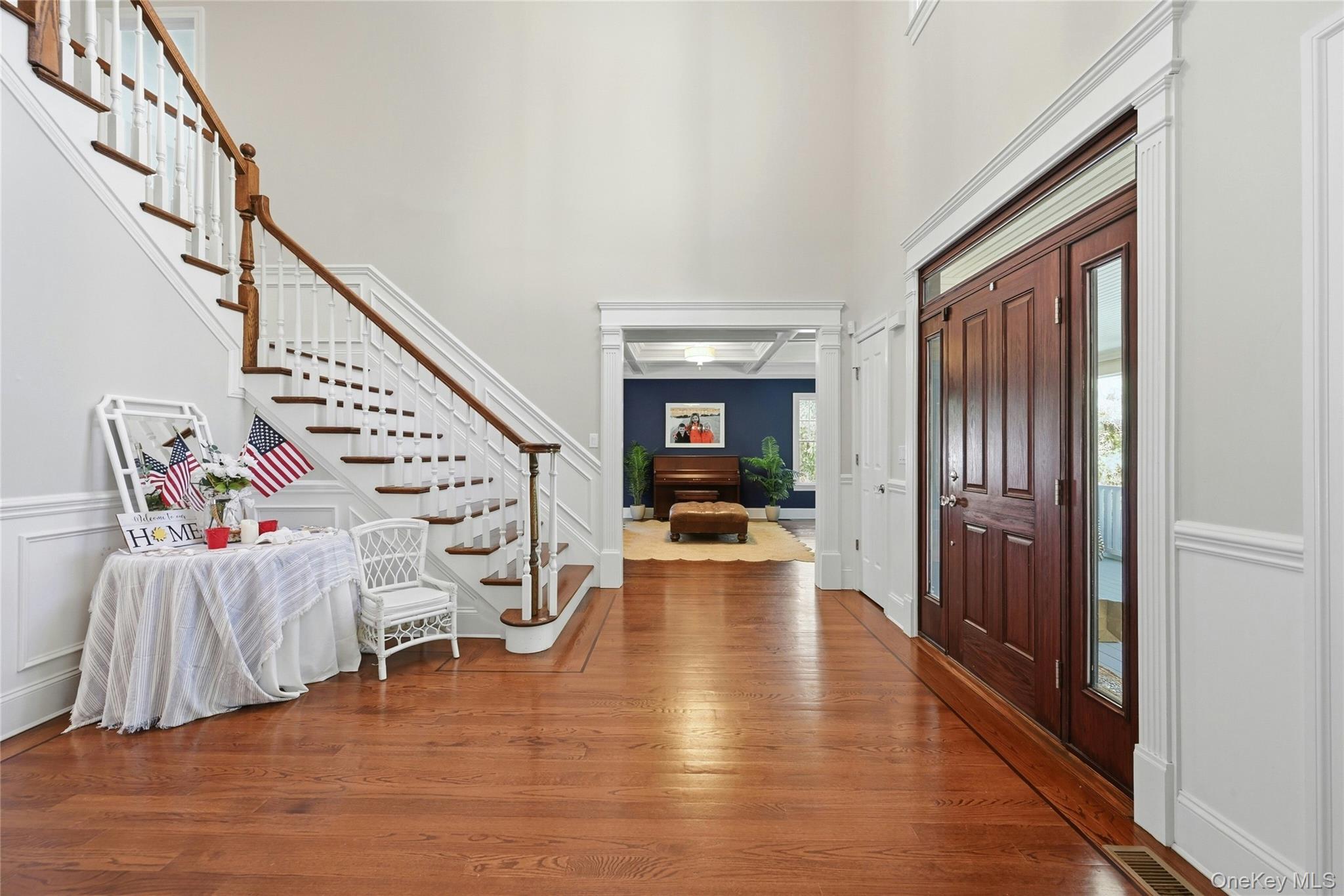 1330 Ridge Road Laurel Hollow, NY 11791 - Photo 9 of 47 Large Foyer w Wood Floors Throughout