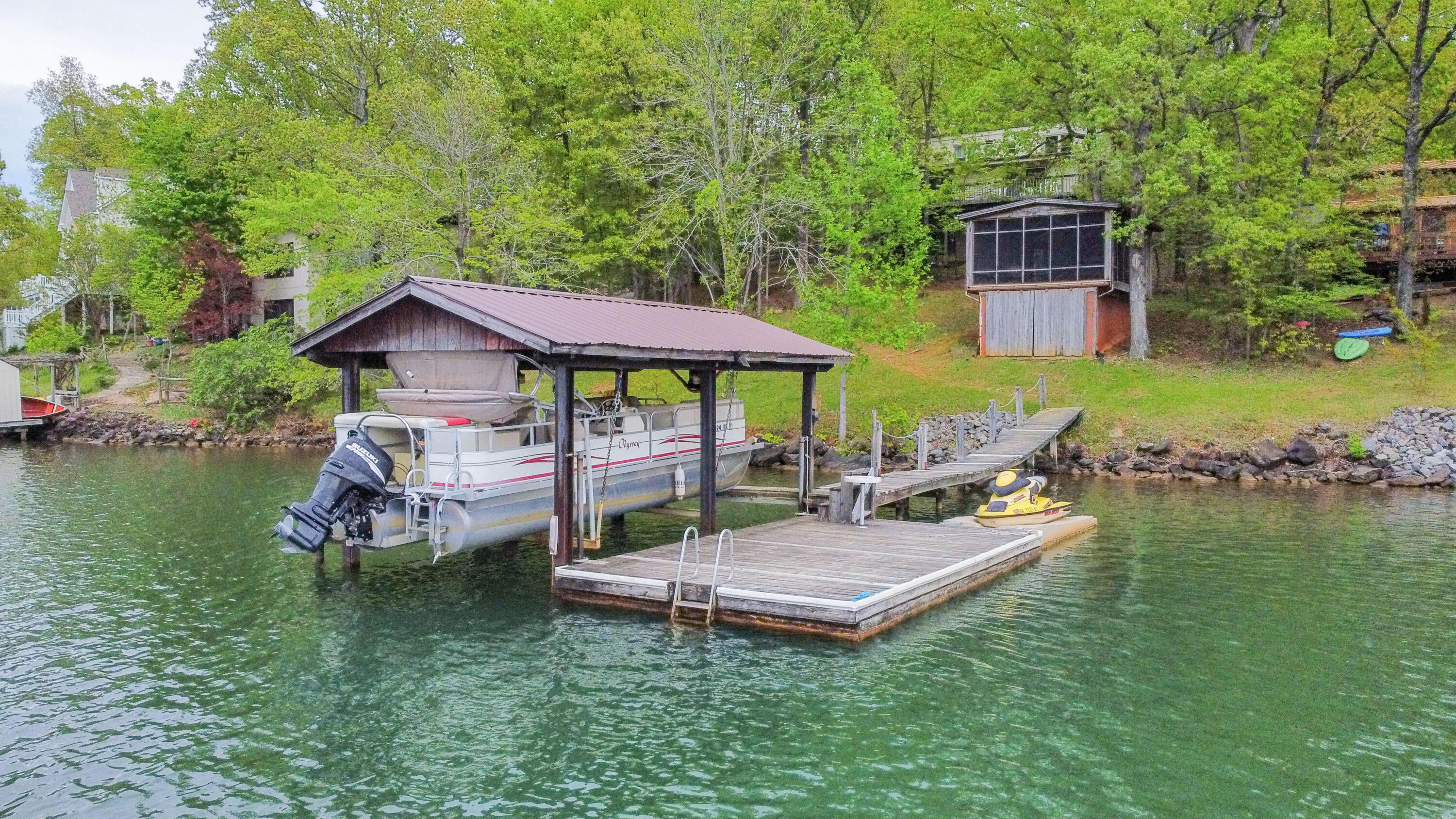 Dock & Screened In Cabana