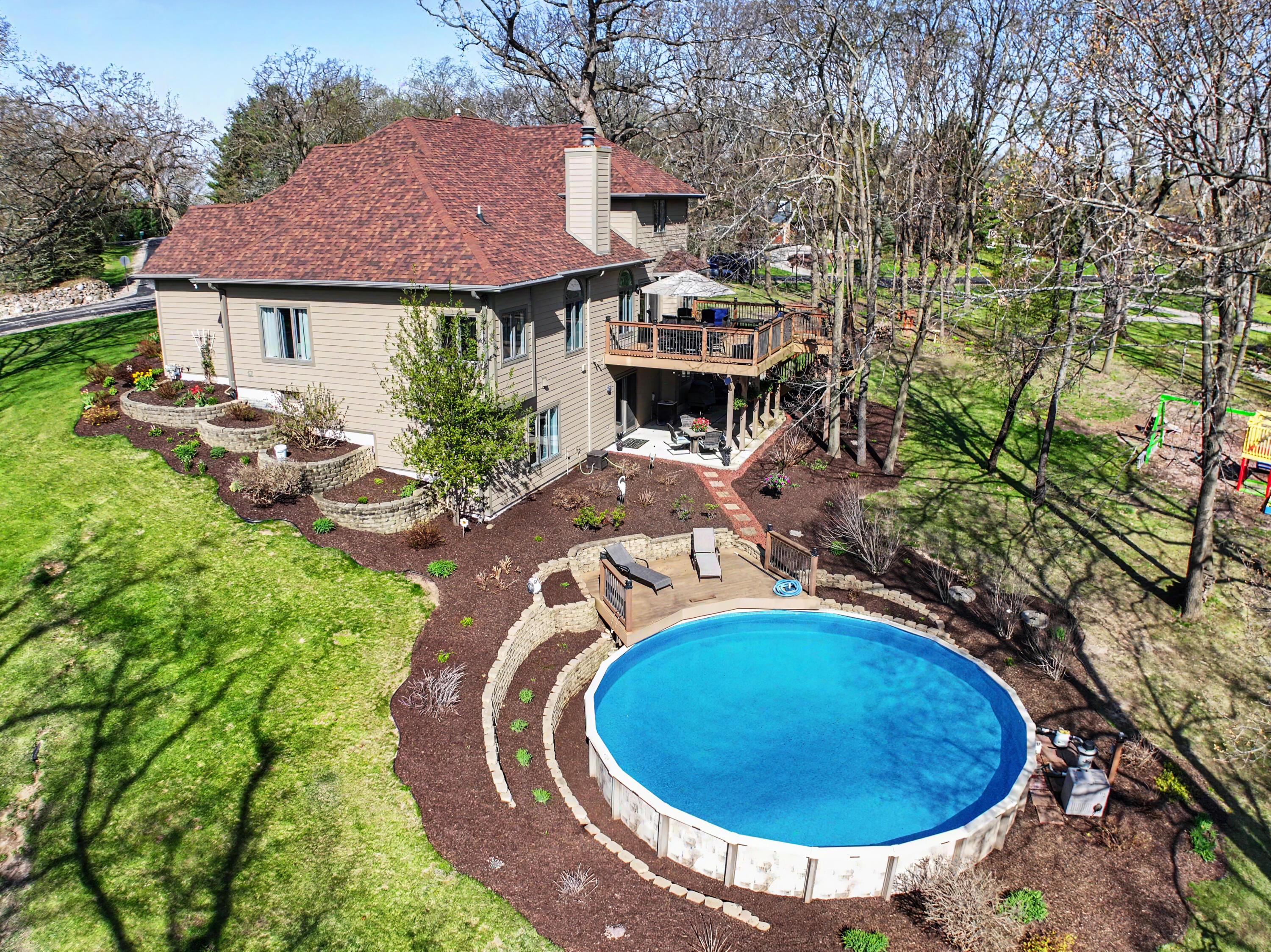 225 Ridge Line Road Rochester, WI 53105 - Photo 3 of 60 DJI_20260421063324_0020_D