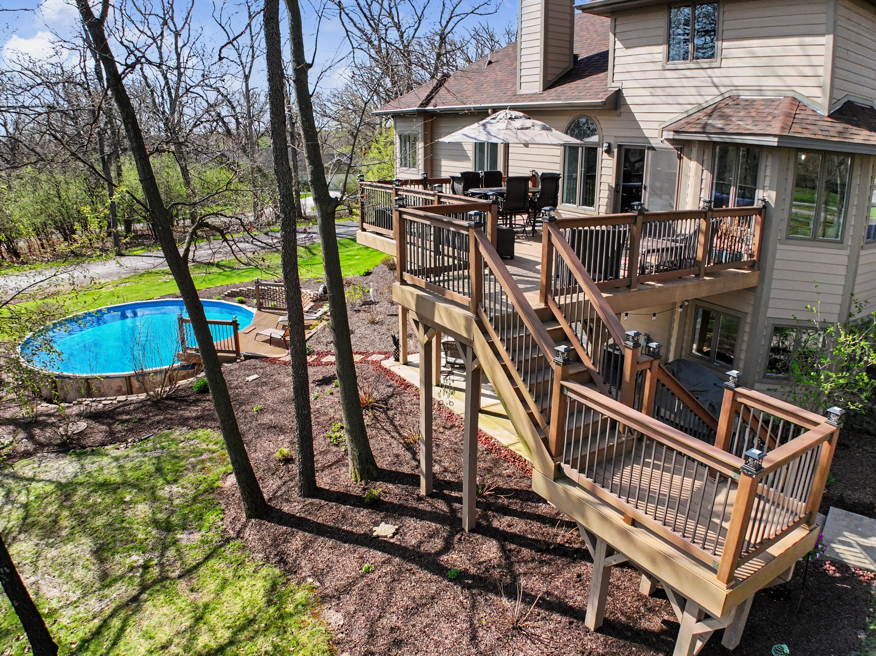 225 Ridge Line Road Rochester, WI 53105 - Photo 54 of 60 DJI_20260421062618_0004_D