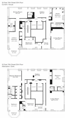 view of a black and white photo