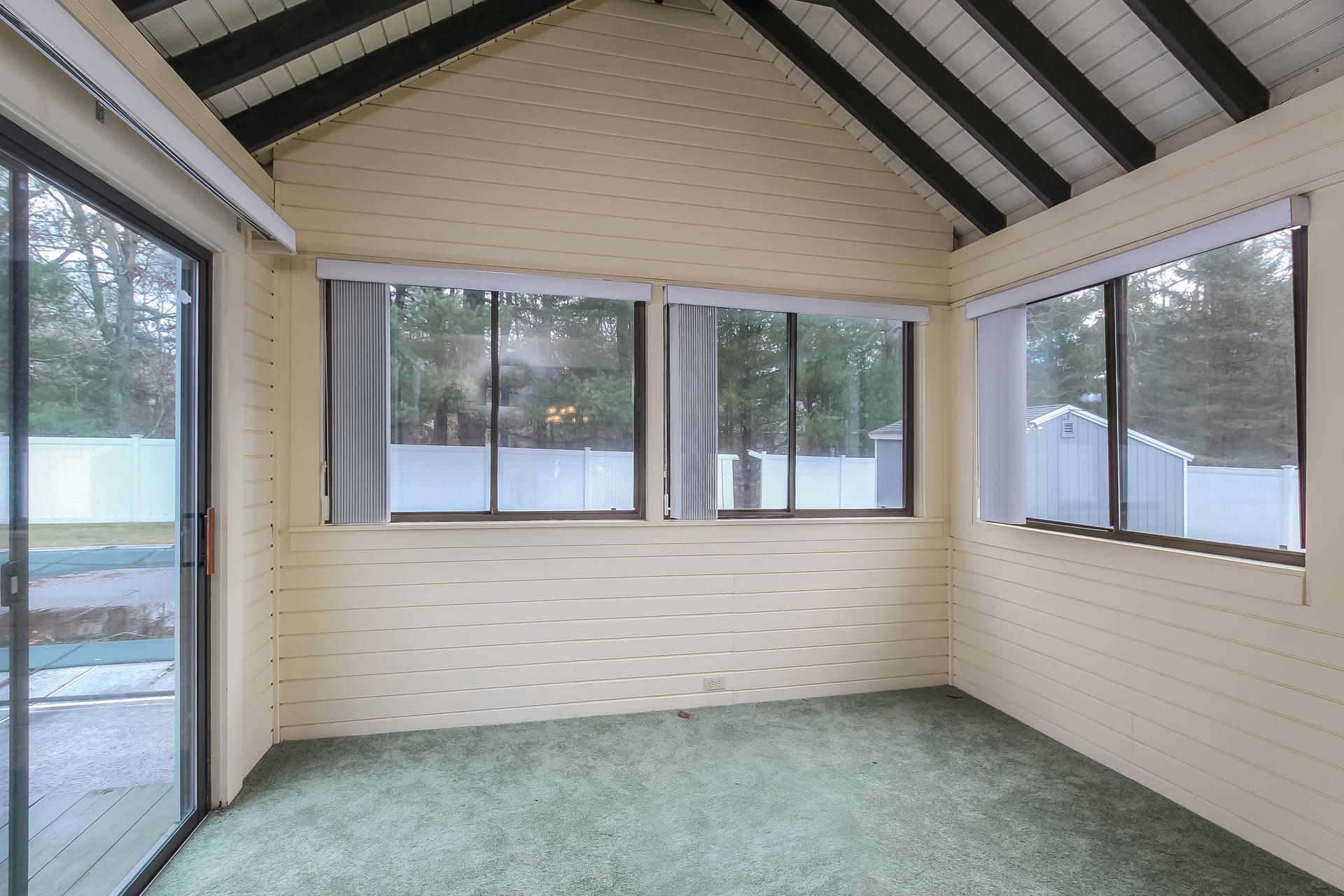 173 Rolling Hitch Road Centerville, MA 02632 - Photo 13 of 22 a view of an empty room with a window