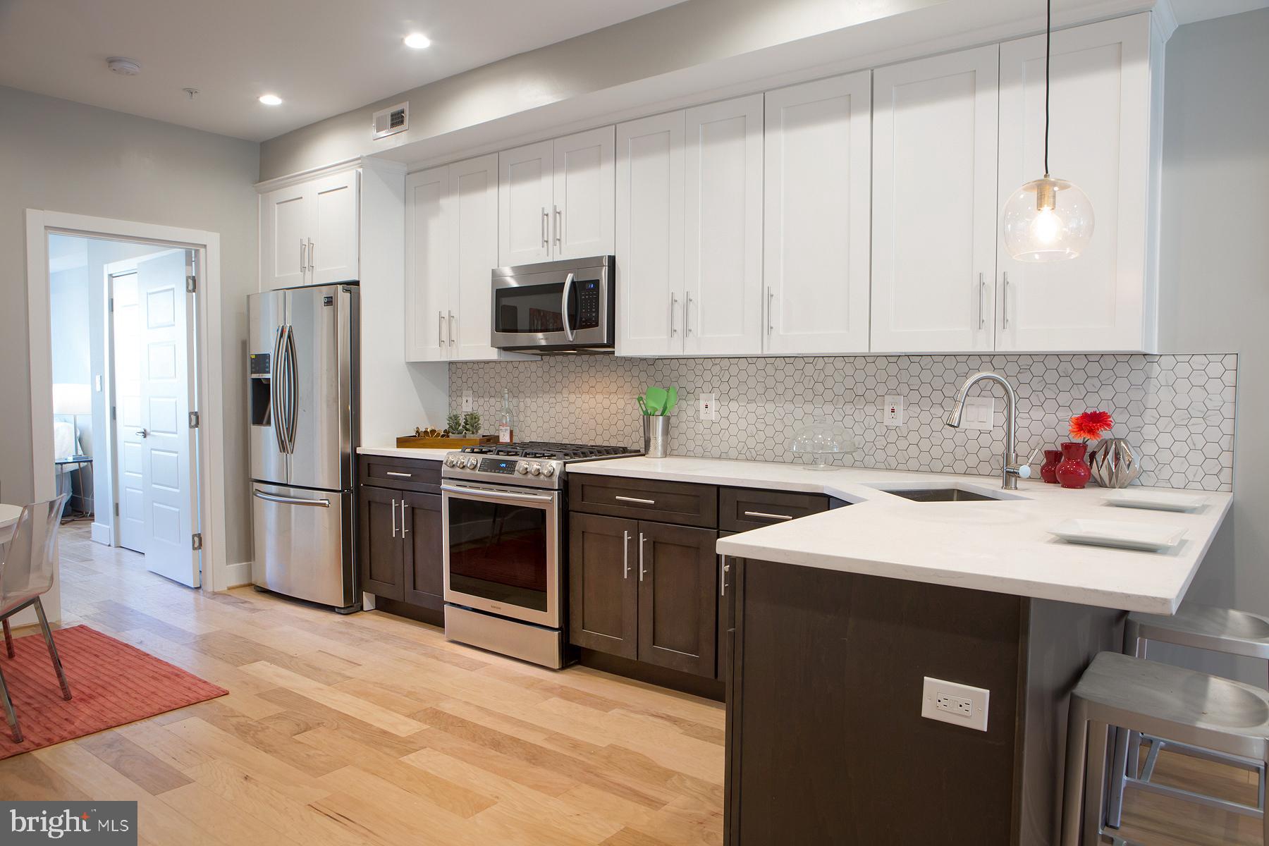 614 I Street Northeast, Unit 2 Washington, DC 20002 - Photo 11 of 48 Kitchen - Stone, Stainless All NEW