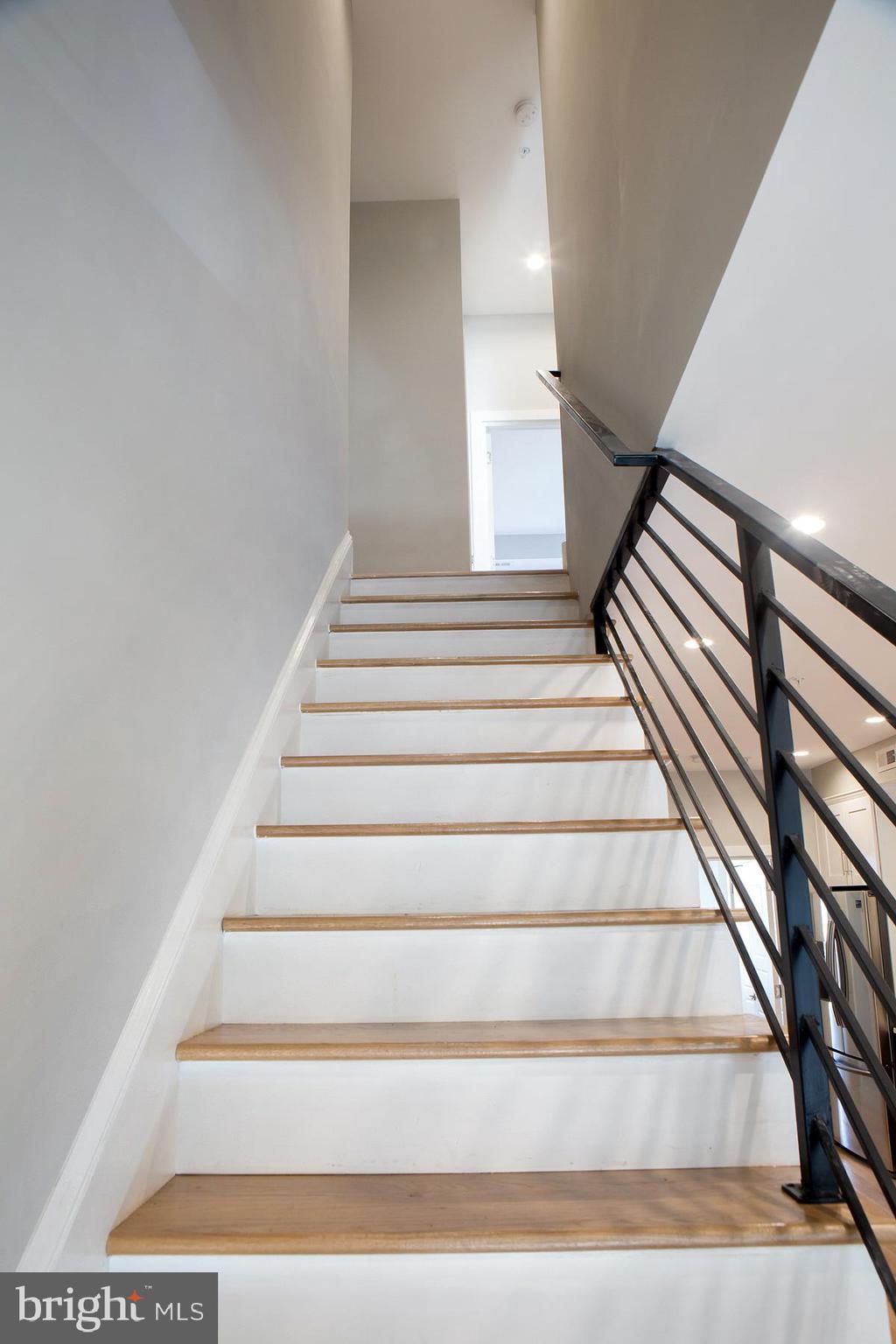 614 I Street Northeast, Unit 2 Washington, DC 20002 - Photo 13 of 48 Stairs Up to Sleeping Floor