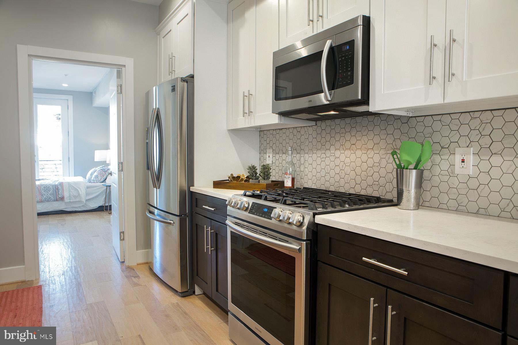 614 I Street Northeast, Unit 2 Washington, DC 20002 - Photo 10 of 48 Kitchen - Stone, Stainless All NEW