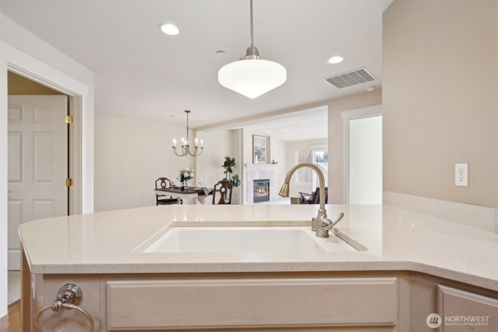 160 East Soderberg Road, Unit N38 Allyn, WA 98524 - Photo 7 of 29 a bathroom with a sink and a mirror
