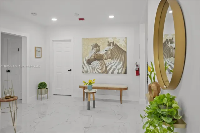 a view of a entryway