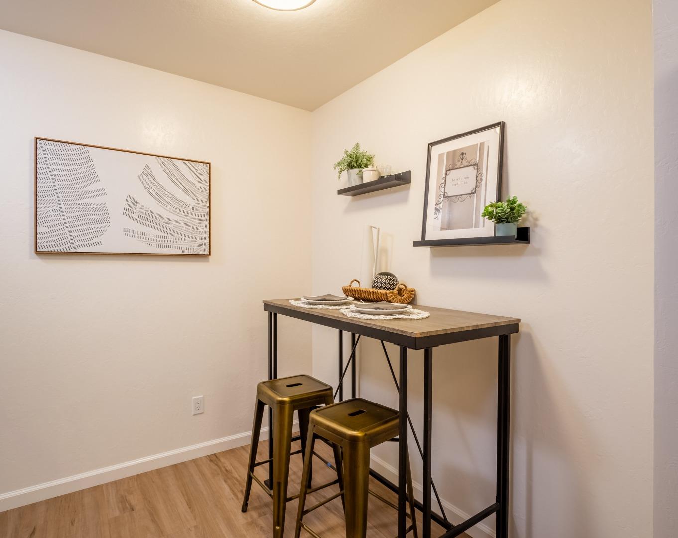 2040 West Middlefield Road, Unit 12 Mountain View, CA 94043 - Photo 8 of 24 a view of a workspace with furniture