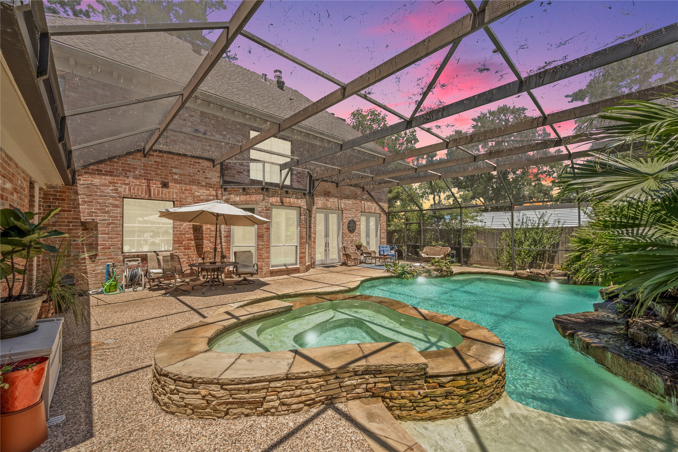 7639 Post Bridge Road Spring, TX 77389 - Photo 38 of 42 a view of a backyard