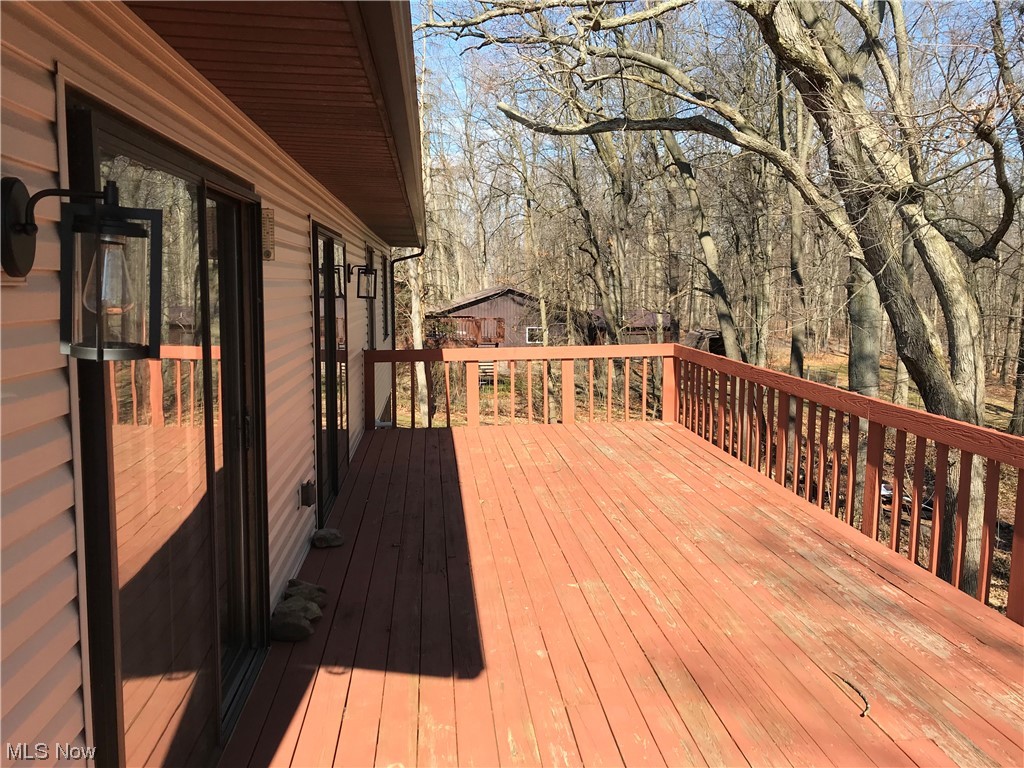 1610 Schroeder Road Mogadore, OH 44260 - Photo 18 of 46 View of wooden terrace