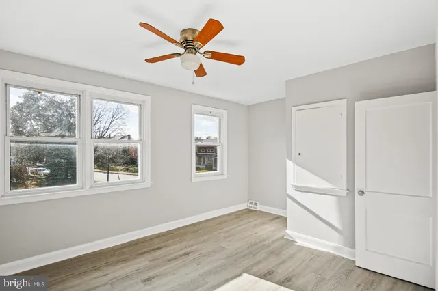 wooden floor in an empty room