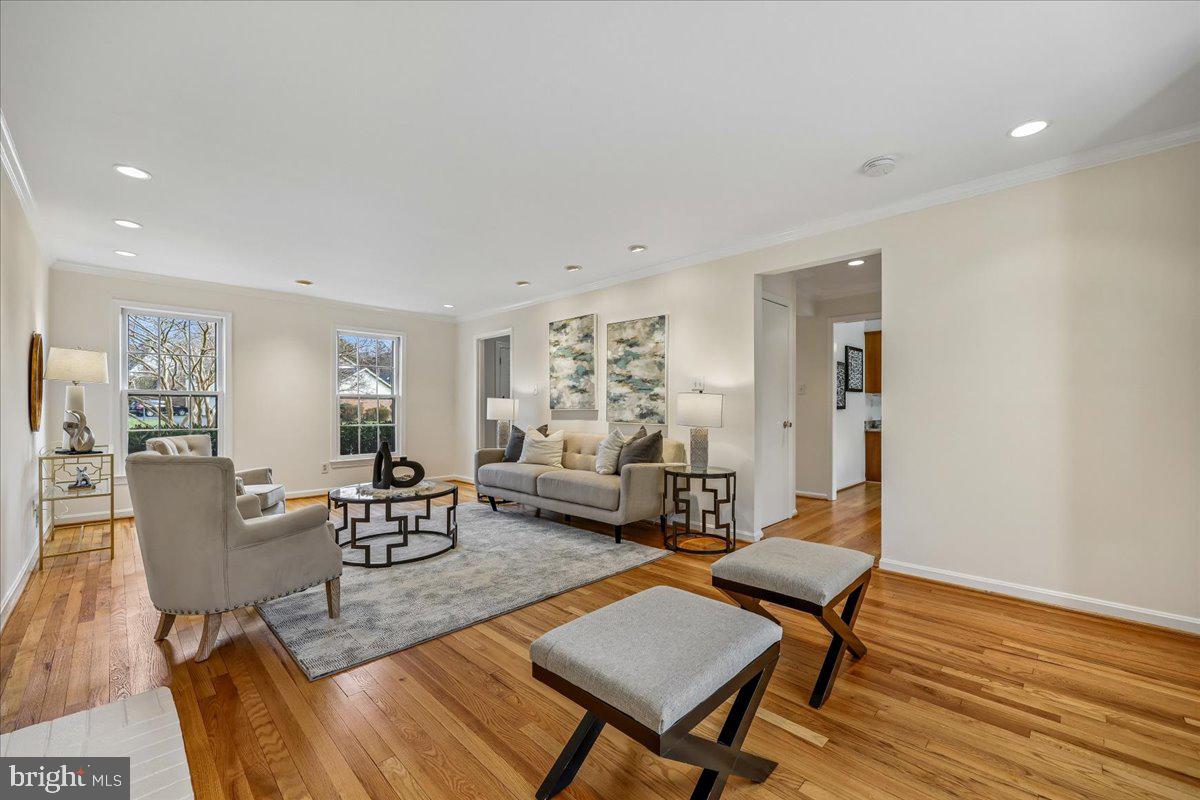 15012 Redgate Drive Silver Spring, MD 20905 - Photo 17 of 53 Light-Filled Family Room with Recessed Lighting