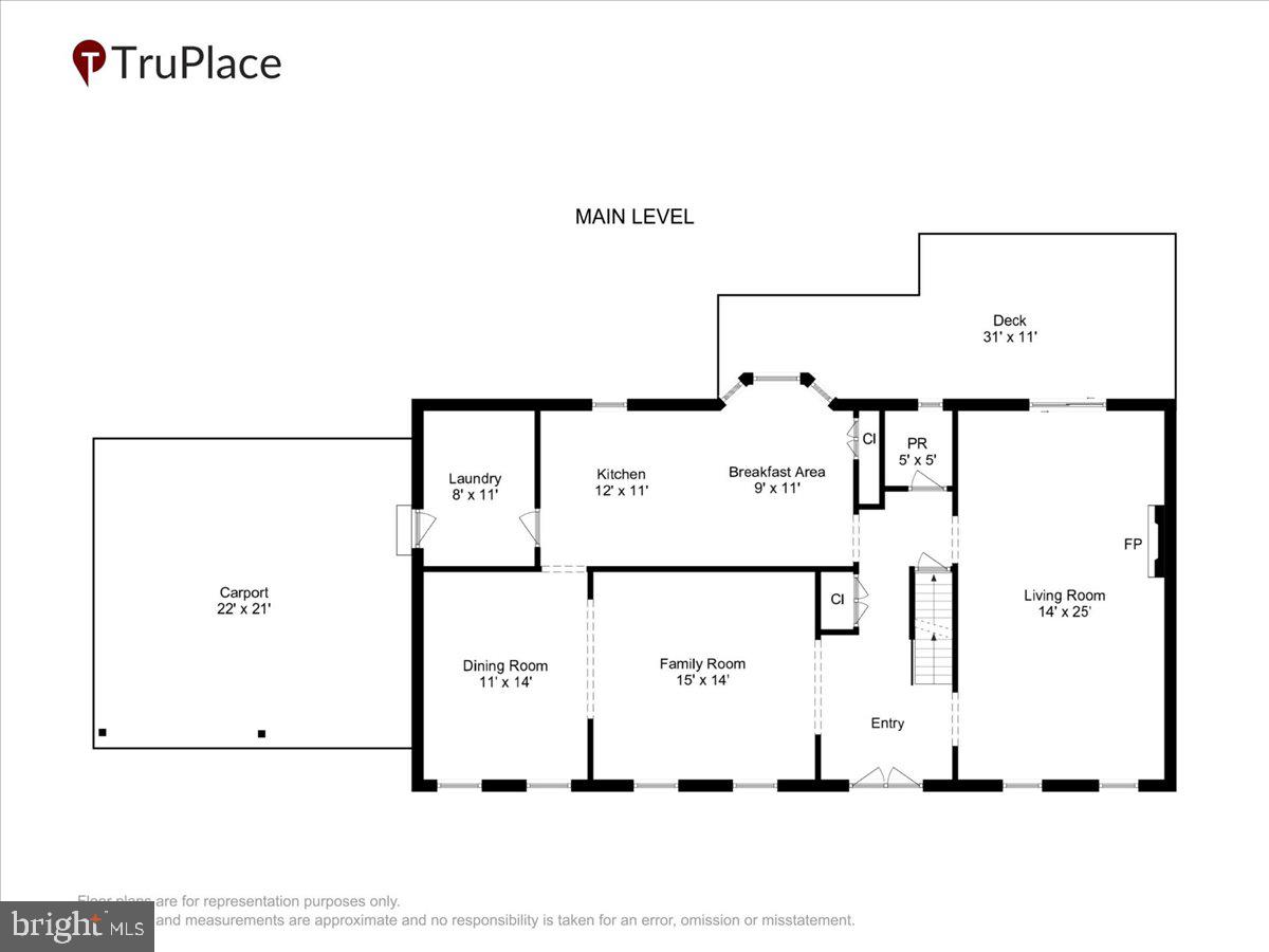 15012 Redgate Drive Silver Spring, MD 20905 - Photo 51 of 53 Main Level Floor Plan