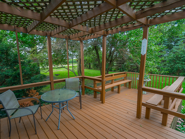17447 West 2000N Road Reddick, IL 60961 - Photo 33 of 37 a view of a chairs and table in the deck