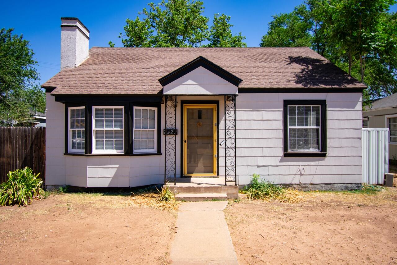 2424 27th Street Lubbock, TX 79411 - Photo 2 of 14 a front view of a house