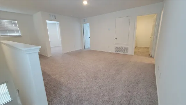 a view of empty room