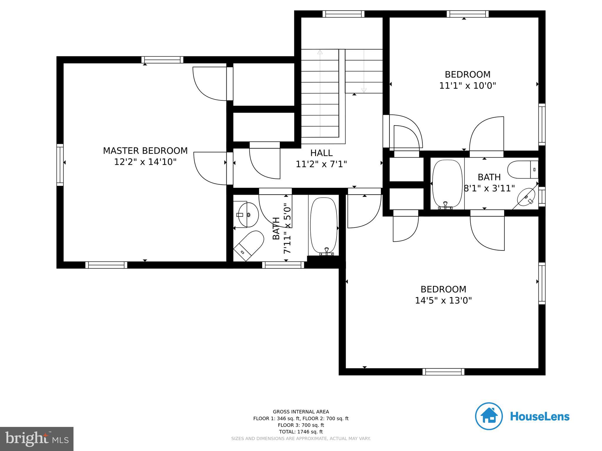 4128 Westview Road Baltimore, MD 21218 - Photo 36 of 37 Upper Level Floor Plan