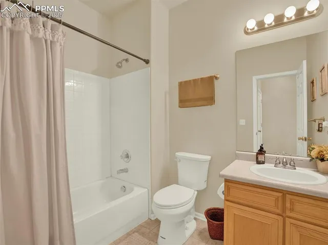 a large room with furniture