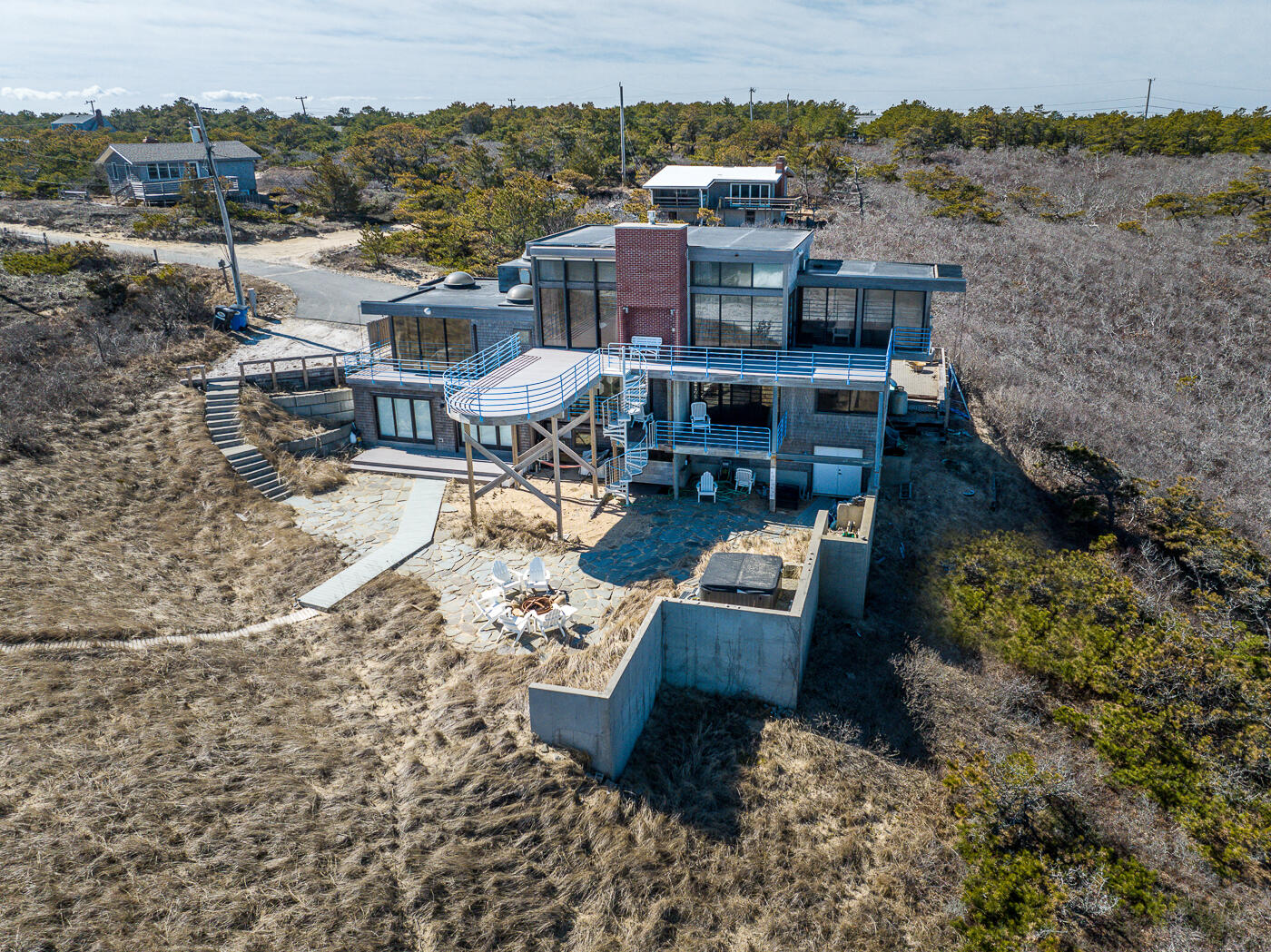 110 Cliff Road Wellfleet, MA 02667 - Photo 67 of 83 drone12