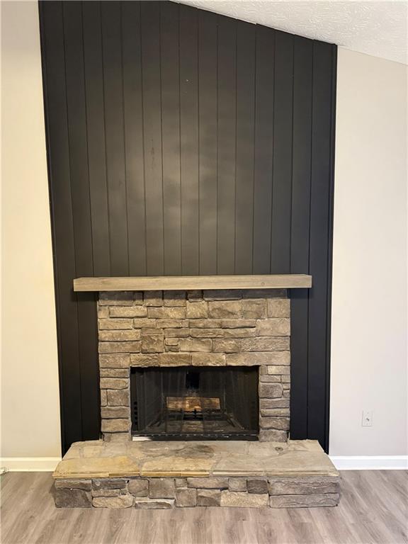 607 Senator Road Douglasville, GA 30134 - Photo 4 of 16 a living room with a fireplace