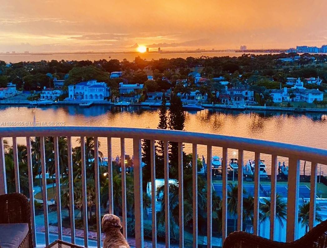 5401 Collins Avenue, Unit 1020 Miami Beach, FL 33140 - Photo 40 of 58 Sunset view