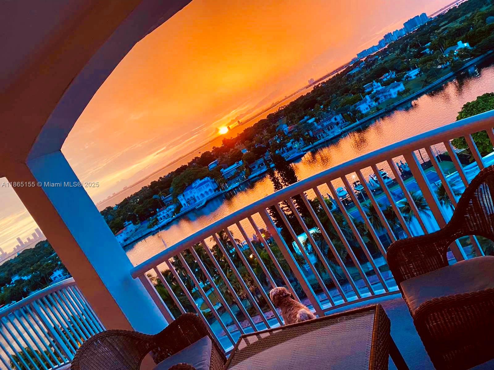 5401 Collins Avenue, Unit 1020 Miami Beach, FL 33140 - Photo 42 of 58 Sunset view