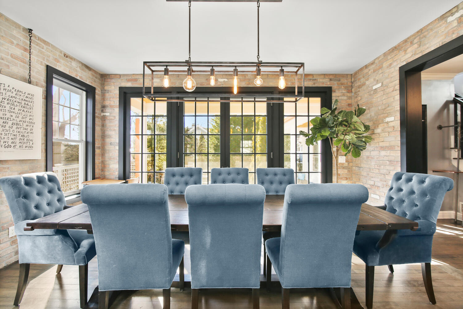 12 Pond Ridge Lane Rowayton, CT 06853 - Photo 12 of 35 a view of a dining room with furniture window and outside view
