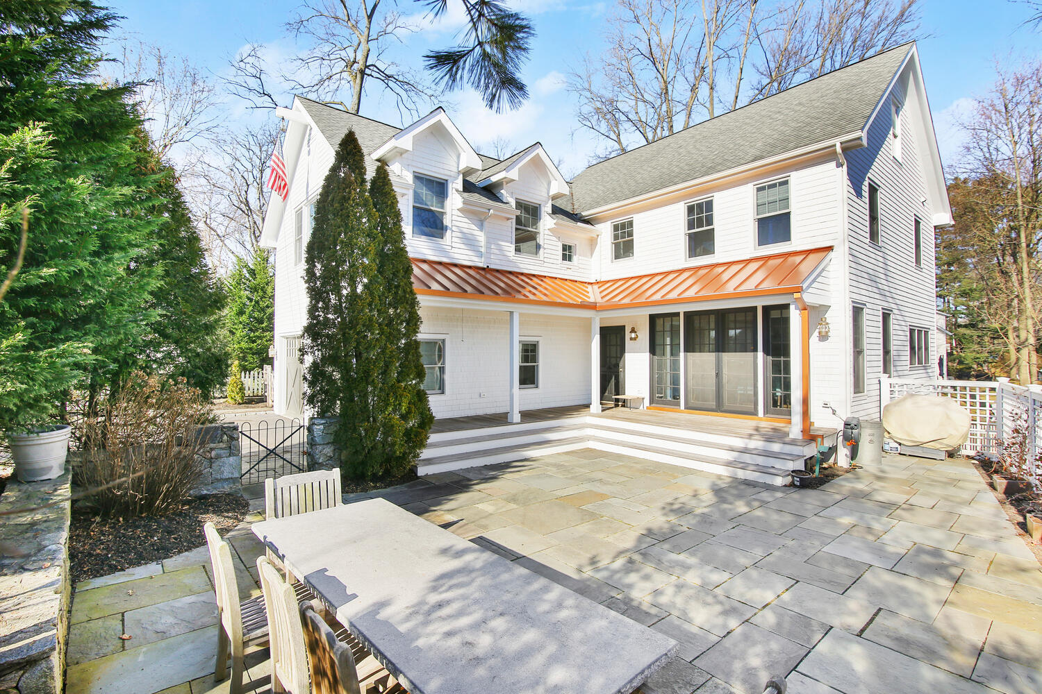 12 Pond Ridge Lane Rowayton, CT 06853 - Photo 2 of 35 a view of a house with backyard and sitting area