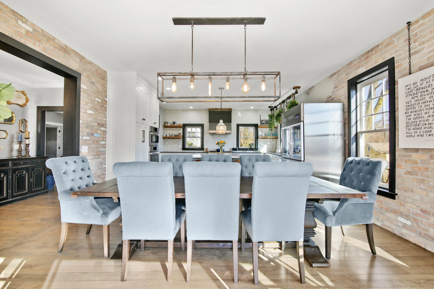 12 Pond Ridge Lane Rowayton, CT 06853 - Photo 10 of 35 a view of a dining room with furniture window and wooden floor