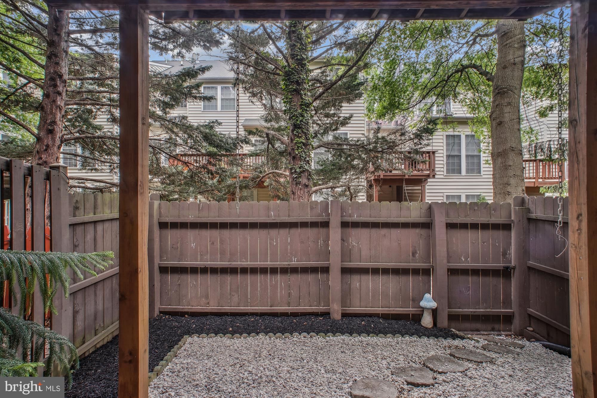 4160 Timber Log Way Fairfax, VA 22030 - Photo 33 of 39 Back yard w/ gate
