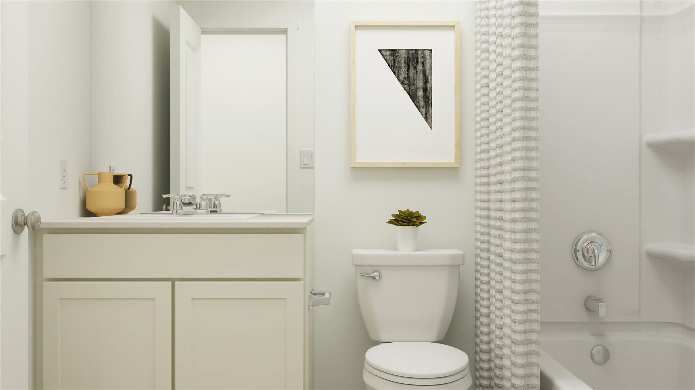 3045 Colusa Rdg Drive Katy, TX 77493 - Photo 26 of 26 a bathroom with a sink toilet and mirror
