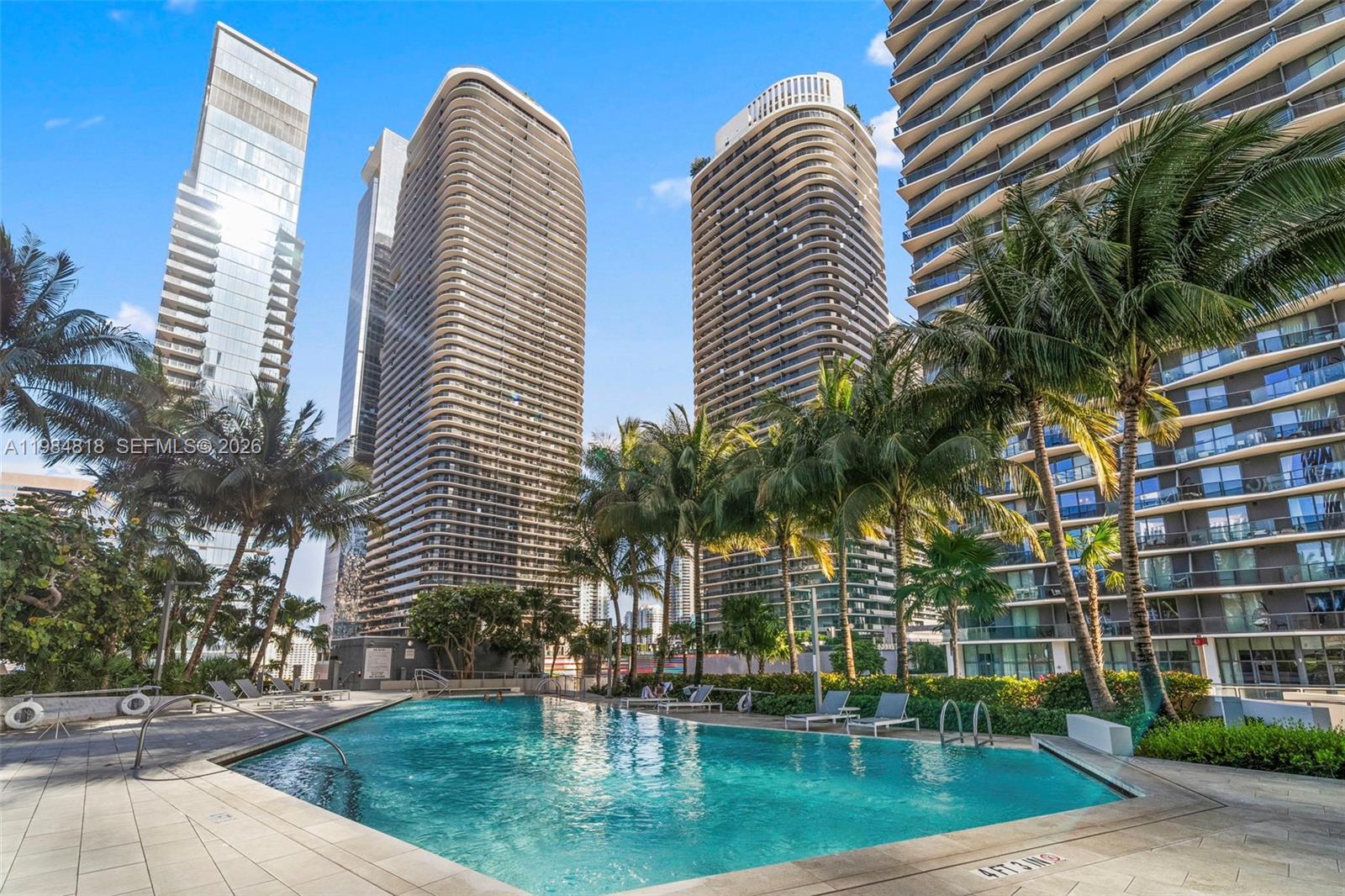 88 Southwest 7th Street, Unit 809 Miami, FL 33130 - Photo 28 of 39 a view of a city with tall buildings