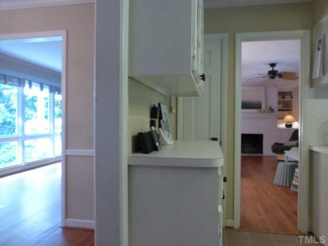 2516 Oxford Road Raleigh, NC 27608 - Photo 17 of 23 This is the view from the Kitchen with the LR and DR to the left and FR to the right.
